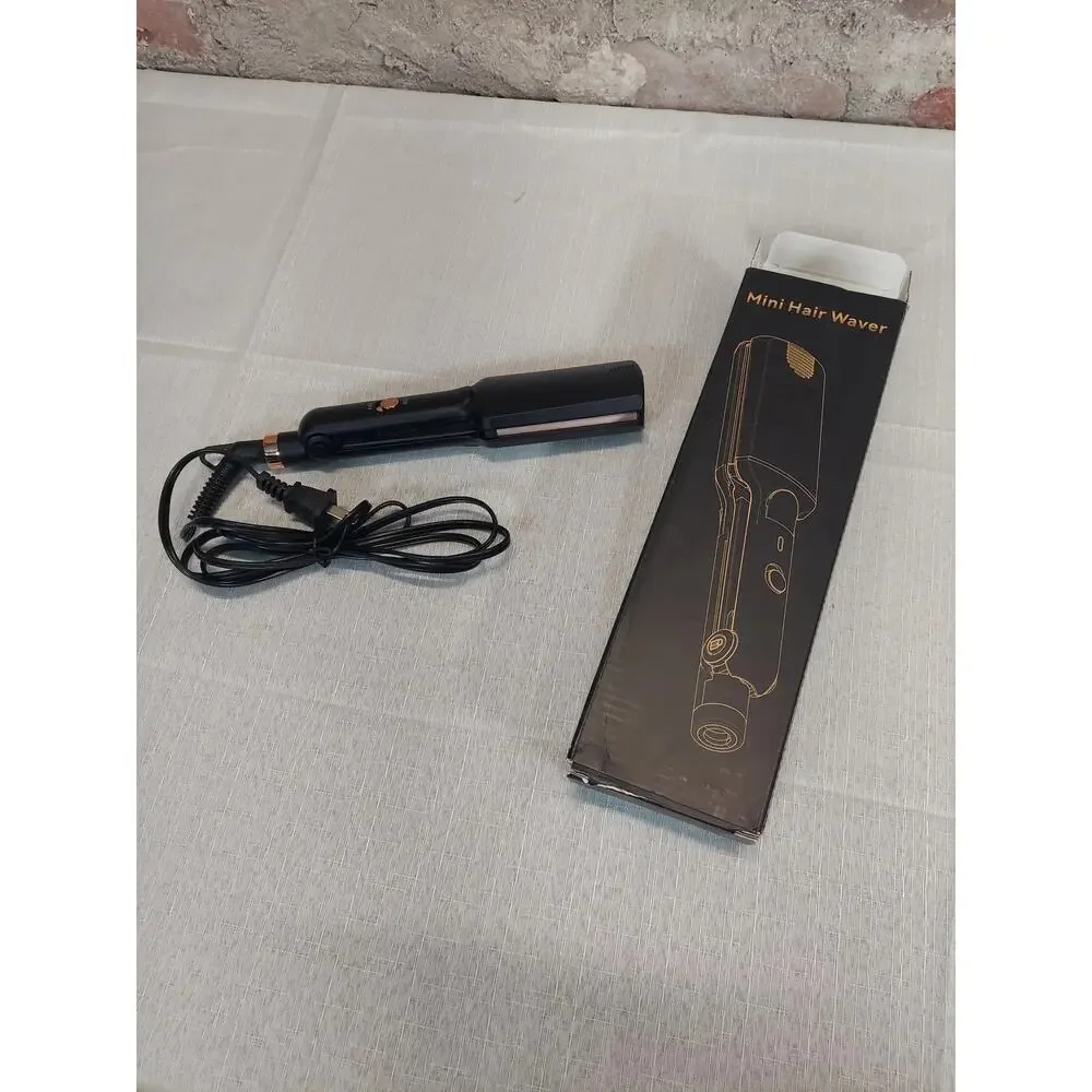Mini Hair Waver Crimper Iron Portable Volumizing Styling Tool Travel Size
